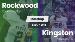 Matchup: Rockwood  vs. Kingston  2018