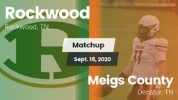 Matchup: Rockwood  vs. Meigs County  2020