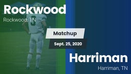Matchup: Rockwood  vs. Harriman  2020
