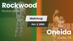 Matchup: Rockwood  vs. Oneida  2020