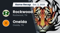 Recap: Rockwood  vs. Oneida  2020