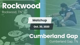 Matchup: Rockwood  vs. Cumberland Gap  2020