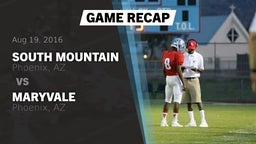 Recap: South Mountain  vs. Maryvale  2016