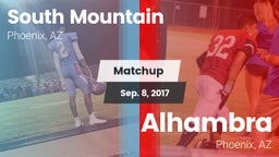 Matchup: South Mountain High vs. Alhambra  2017