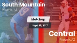 Matchup: South Mountain High vs. Central  2017