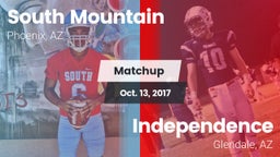 Matchup: South Mountain High vs. Independence  2017