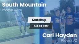 Matchup: South Mountain High vs. Carl Hayden  2017