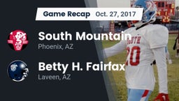 Recap: South Mountain  vs. Betty H. Fairfax 2017