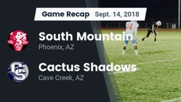 Recap: South Mountain  vs. Cactus Shadows  2018