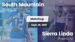 Matchup: South Mountain High vs. Sierra Linda  2018