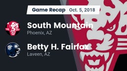 Recap: South Mountain  vs. Betty H. Fairfax 2018