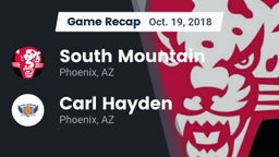 Recap: South Mountain  vs. Carl Hayden  2018