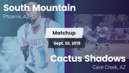 Matchup: South Mountain High vs. Cactus Shadows  2019