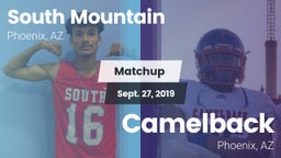 Matchup: South Mountain High vs. Camelback  2019