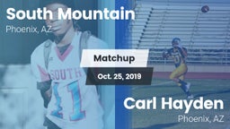 Matchup: South Mountain High vs. Carl Hayden  2019