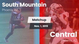Matchup: South Mountain High vs. Central  2019