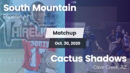 Matchup: South Mountain High vs. Cactus Shadows  2020