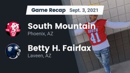 Recap: South Mountain  vs. Betty H. Fairfax 2021