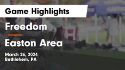Freedom  vs Easton Area  Game Highlights - March 26, 2024