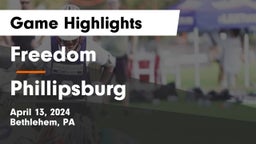 Freedom  vs Phillipsburg  Game Highlights - April 13, 2024