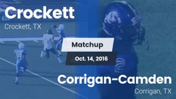 Matchup: Crockett  vs. Corrigan-Camden  2016