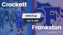 Matchup: Crockett  vs. Frankston  2016