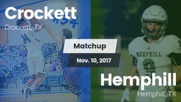 Matchup: Crockett  vs. Hemphill  2017