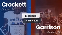 Matchup: Crockett  vs. Garrison  2018