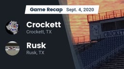 Recap: Crockett  vs. Rusk  2020