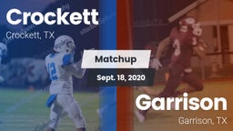 Matchup: Crockett  vs. Garrison  2020