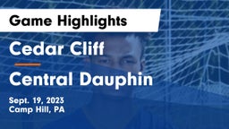 Cedar Cliff  vs Central Dauphin  Game Highlights - Sept. 19, 2023