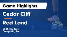 Cedar Cliff  vs Red Land  Game Highlights - Sept. 25, 2023
