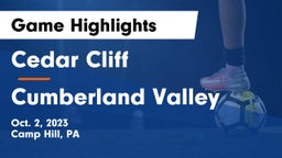 Cedar Cliff  vs Cumberland Valley  Game Highlights - Oct. 2, 2023