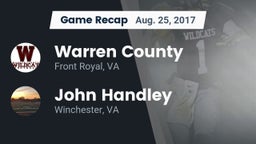 Recap: Warren County  vs. John Handley  2017