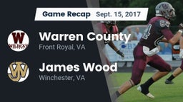 Recap: Warren County  vs. James Wood  2017