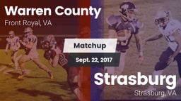 Matchup: Warren County High vs. Strasburg  2017