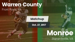 Matchup: Warren County vs. Monroe  2017