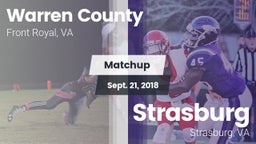 Matchup: Warren County vs. Strasburg  2018