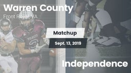 Matchup: Warren County vs. Independence  2019