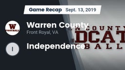 Recap: Warren County  vs. Independence  2019