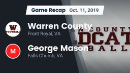 Recap: Warren County  vs. George Mason  2019