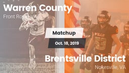 Matchup: Warren County vs. Brentsville District  2019