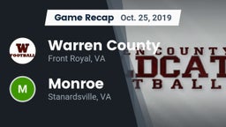 Recap: Warren County  vs. Monroe  2019