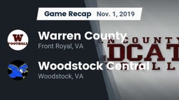 Recap: Warren County  vs. Woodstock Central  2019