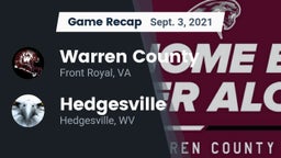 Recap: Warren County  vs. Hedgesville  2021