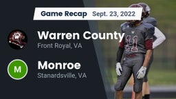 Recap: Warren County  vs. Monroe  2022
