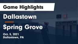 Dallastown  vs Spring Grove  Game Highlights - Oct. 5, 2021