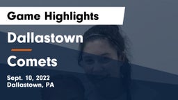 Dallastown  vs Comets Game Highlights - Sept. 10, 2022