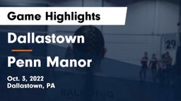 Dallastown  vs Penn Manor   Game Highlights - Oct. 3, 2022