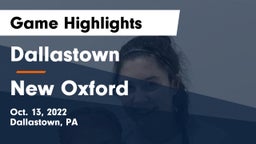 Dallastown  vs New Oxford  Game Highlights - Oct. 13, 2022